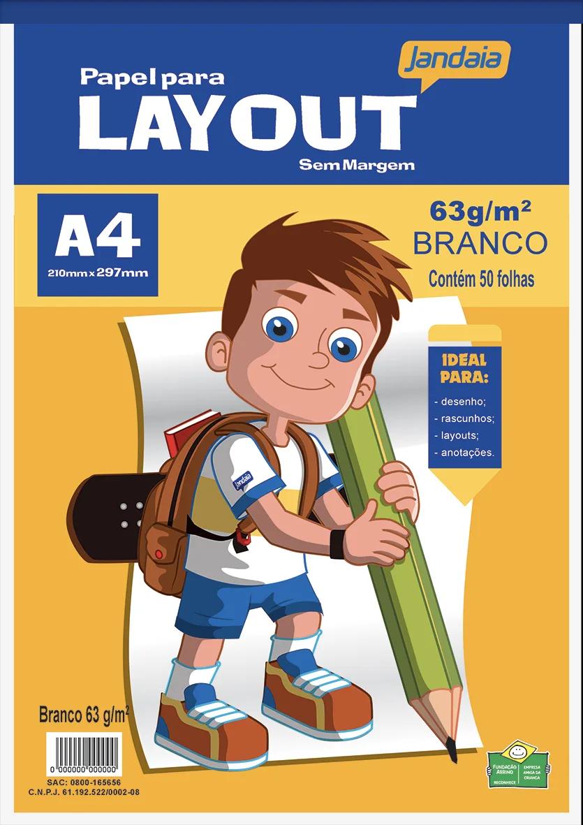 BLOCO BRANCO A4 LAY OUT SEM MARGEM - BASIC ART